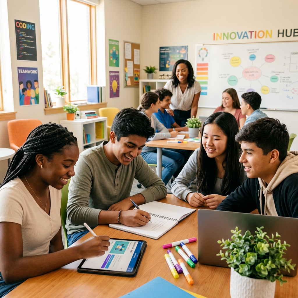 태블릿과 노트를 활용해 스마트하게 학습하는 다문화 학생들의 교육 프로그램 소개 이미지